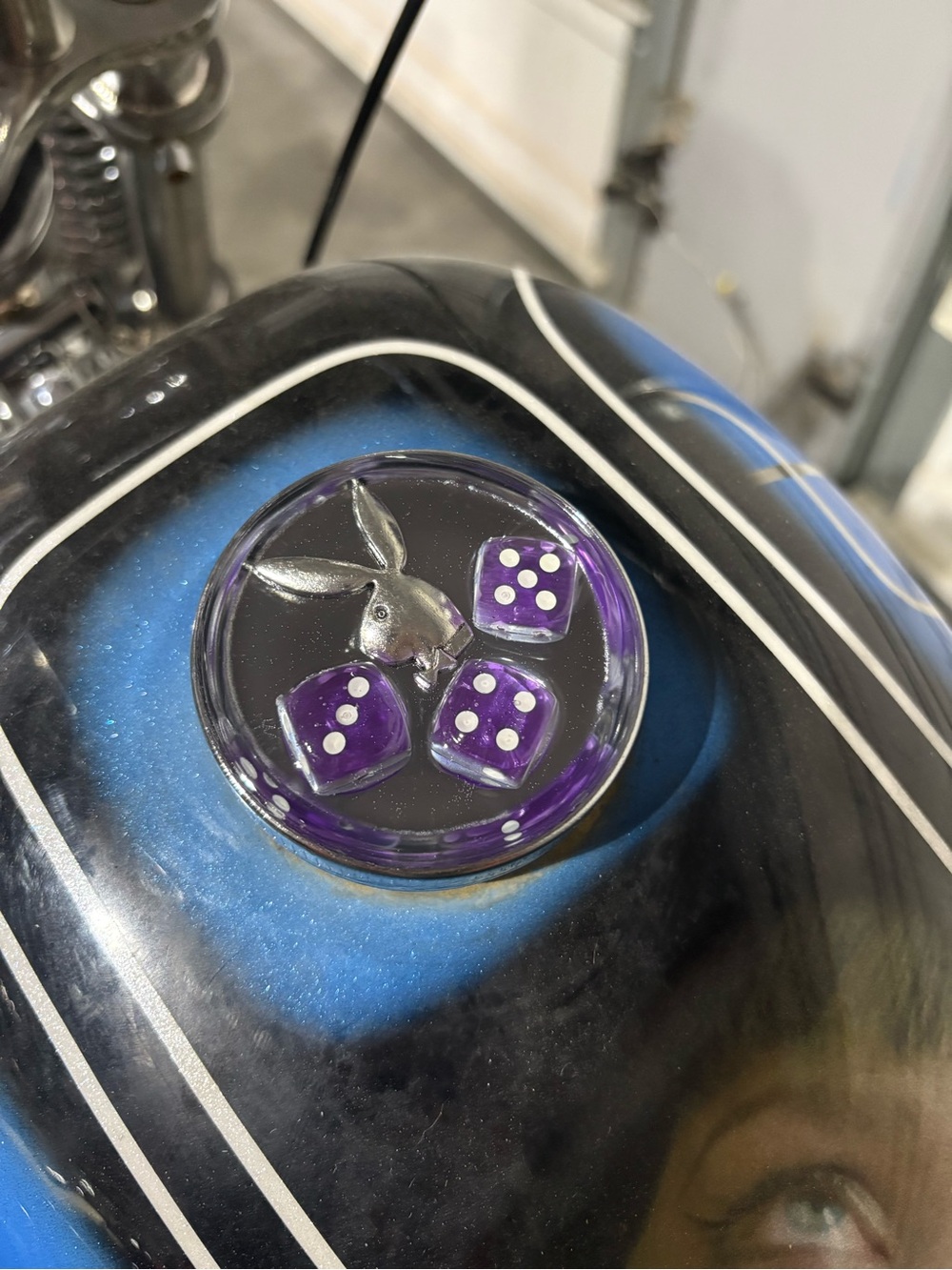Custom motorcycle gas cap - Picture 5 of 5